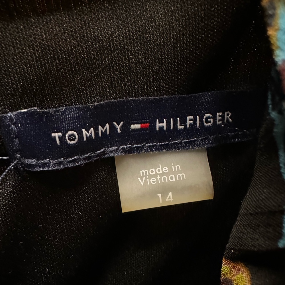 Tommy Hilfiger Floral Mock Neck Shift Dress Romantic Classic 14 - Picture 4 of 7